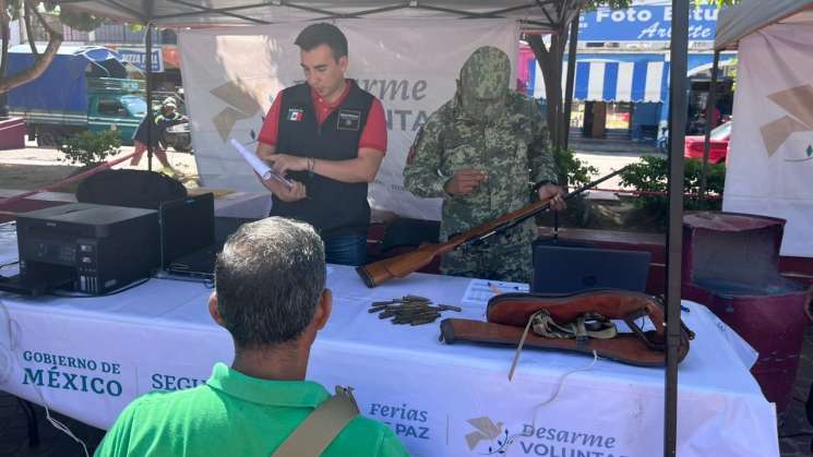 Clausura SSPO programa de Desarme Voluntario en Pinotepa Nacional