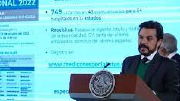 Hay 758 aspirantes en convocatoria internacional de médicos