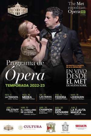 Programa de Opera en el Macedonio Alcala