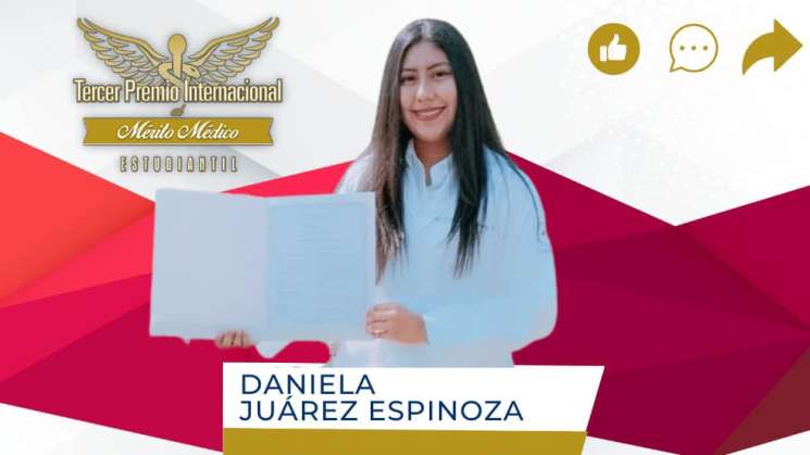 Alumna de Anáhuac en 3er Premio Nacional al Mérito Estudiantil 