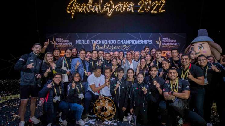 Mexico campeón en Mundial de Taekwondo Guadalajara 2022