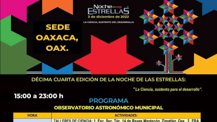 Regresa la Noche de las Estrellas al Planetario Nundehui  