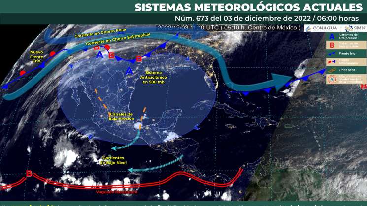 Corriente de chorro subtropical causa lluvias en Oaxaca 