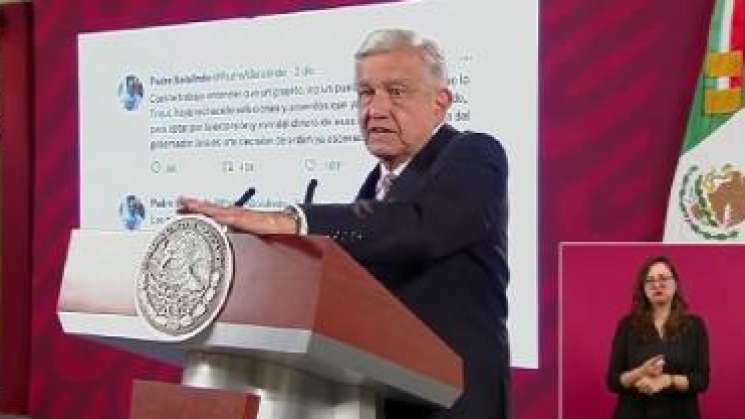 Reconoce AMLO liberación del zócalo de Oaxaca 