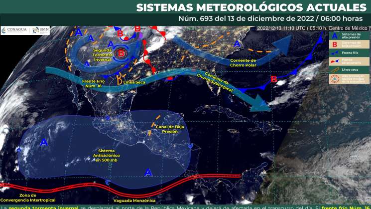 Mantiene canal de baja presión lluvias y nublados en Oaxaca 