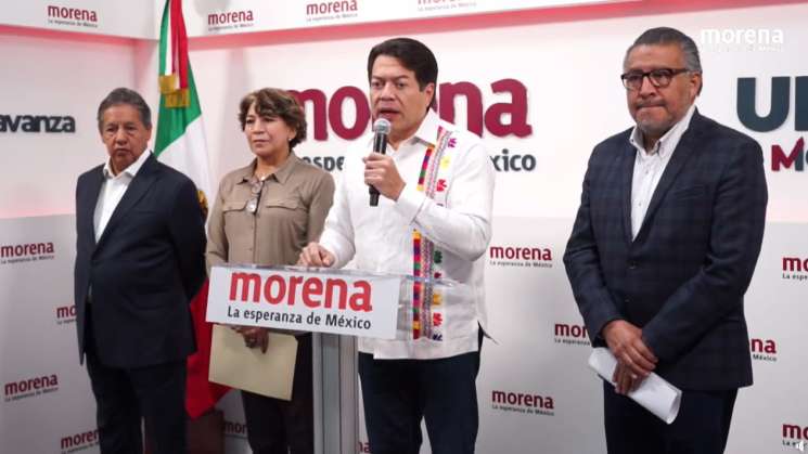  Presentó Morena a Delfina Gómez como precandidata en EdoMex