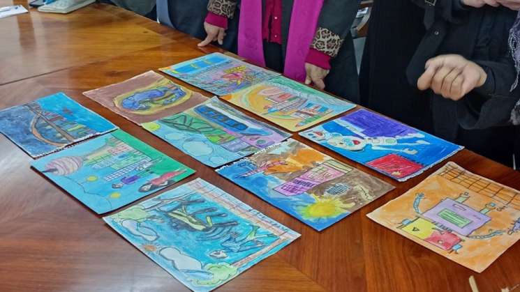 Exhiben obras de concurso infantil 