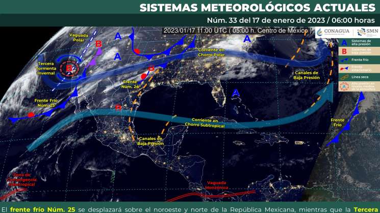 Lluvias aisladas, surada y heladas en sierras de Oaxaca