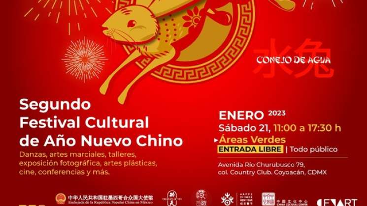 Segundo Festival Cultural de Año Nuevo Chino llega al Cenart