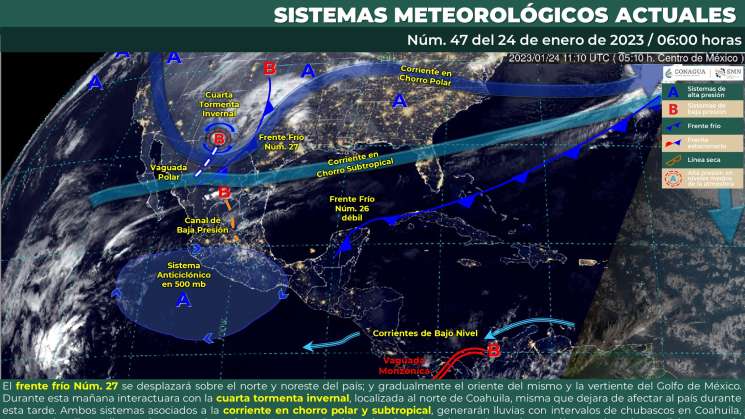 Anuncian evento norte extremo en Istmo de Tehuantepec