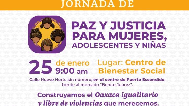 Jornada de Paz y Justicia para Mujeres  Adolescentes y Niñas