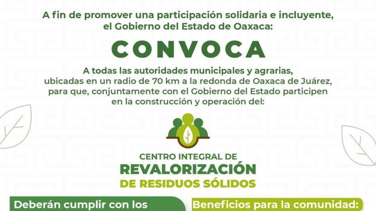 Convocan a creación de Centro Integral de Residuos Sólidos