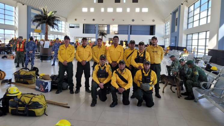 Envía México brigada de apoyo a Chile a combatir incendios