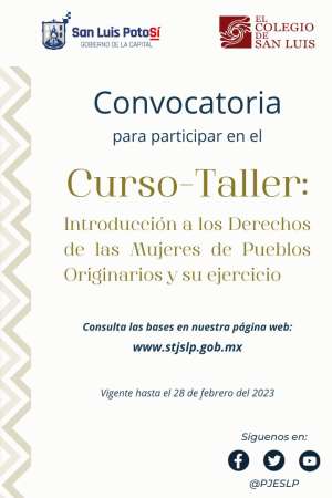  Curso-Taller: Introducción a los Derechos de las Mujeres 