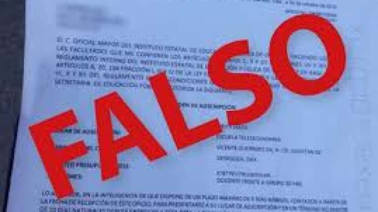 Alerta IEEPO por fraude en venta de plazas docentes  