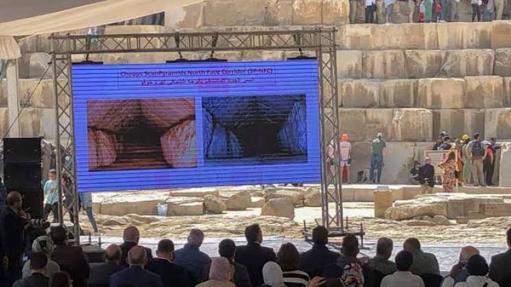 Hallan pasadizo secreto en la Pirámide de Giza