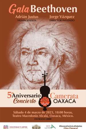  Gala Beethoven, Camerata Oaxaca, Adrián Justus y Jorge Vázquez