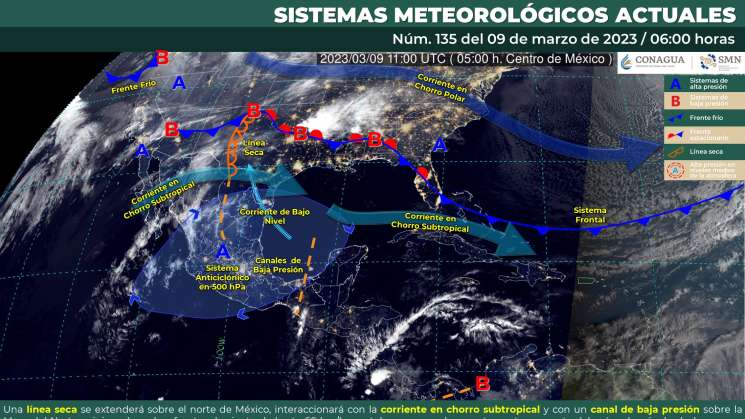 Se mantendrán chubascos aislados y clima cálido en Oaxaca