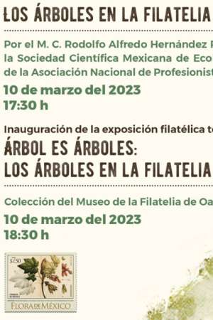 Exposición Los árboles en la filatelia mundial