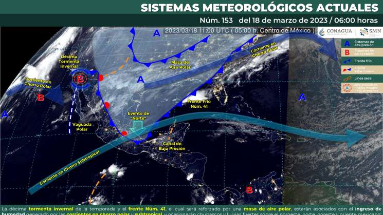 Se mantendrán lluvias en regiones de Oaxaca, cálido en la Costa