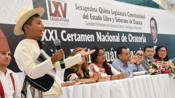 Realiza Congreso local certamen de oratoria en honor de Juárez