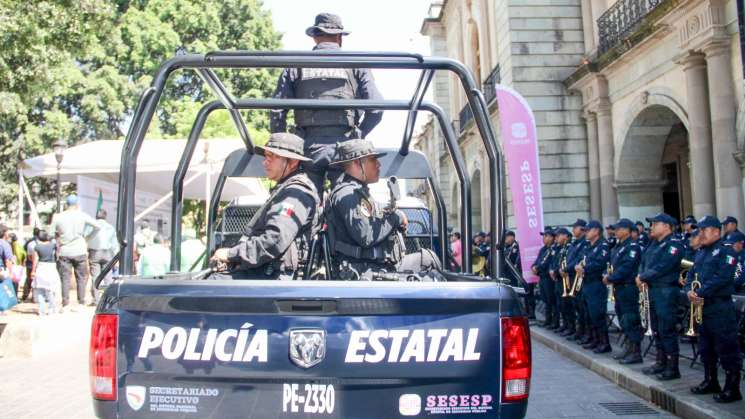 Suma 338 mdp la inversión para la seguridad pública en Oaxaca  