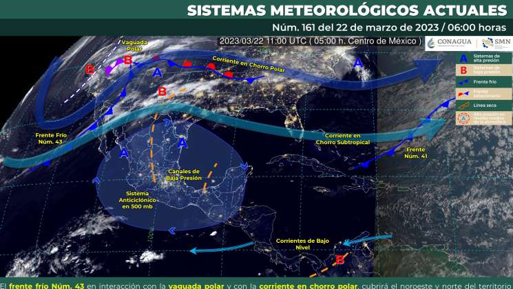 Seguirán chubascos en Oaxaca, clima cálido en la costa