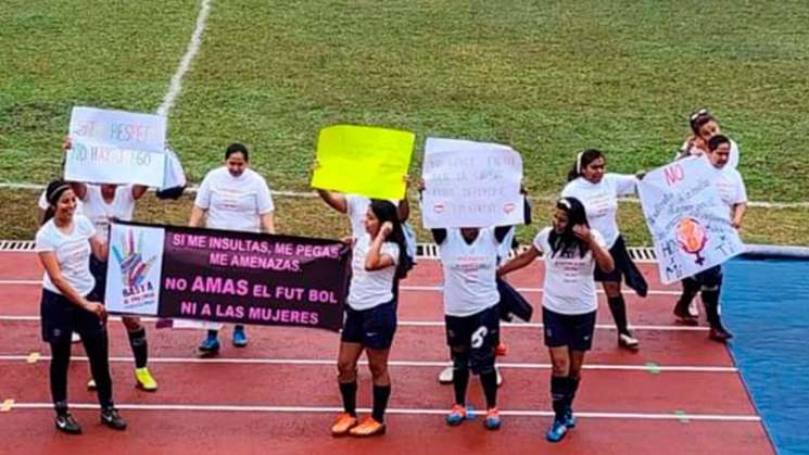 En Veracruz, denuncian discriminación a mujeres futbolistas