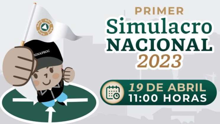 Anuncia Protección civil el primer Simulacro Nacional 2023