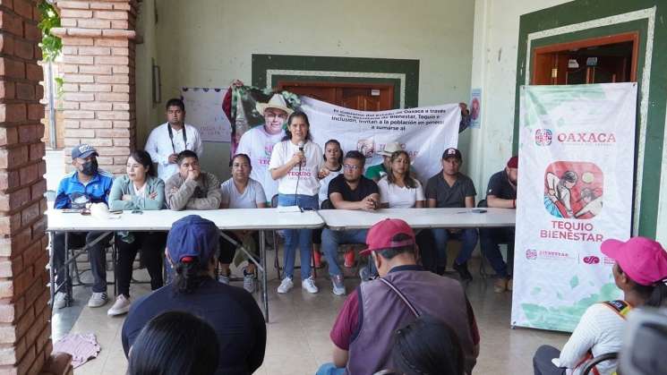 Llega el Tequio Bienestar a la Sierra de Flores Magón  