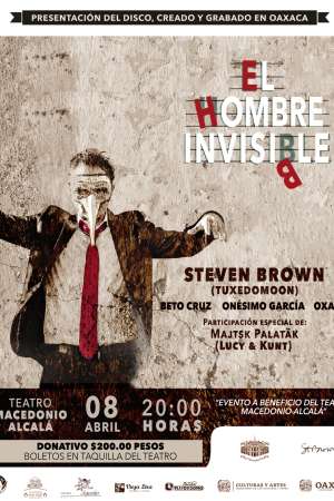 El hombre invisible de Steve Brown se presenta en el Alcalá