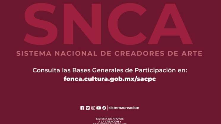 Convocatoria de ingreso al Sistema Nacional de Creadores de Arte 