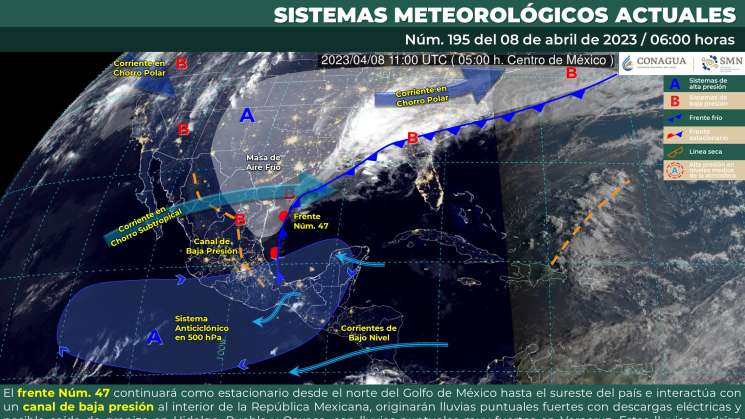 Nuevo canal de baja presión causa lluvias en Oaxaca