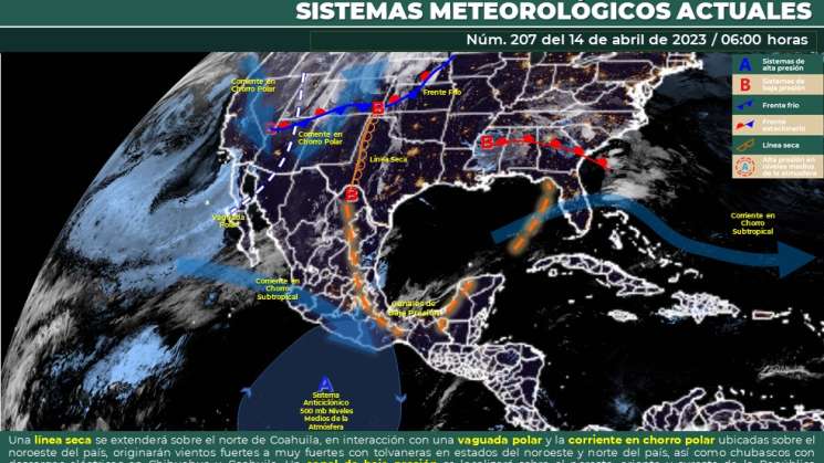 Sistema anticiclónico causa clima cálido en Oaxaca