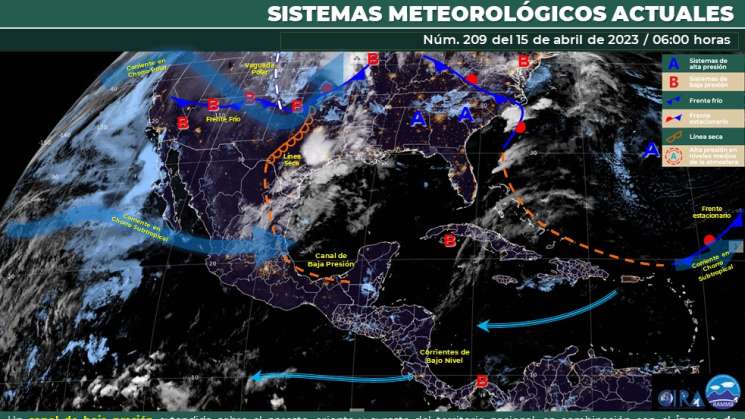 Anuncian lluvias y descargas eléctricas en Oaxaca