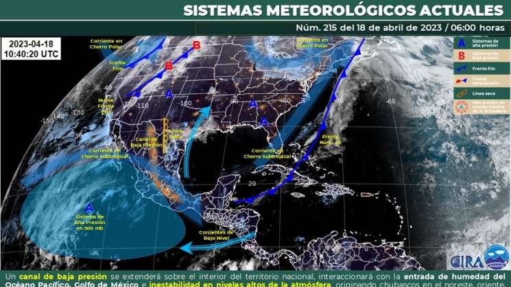 Se mantienen lluvias aisladas en regiones de Oaxaca