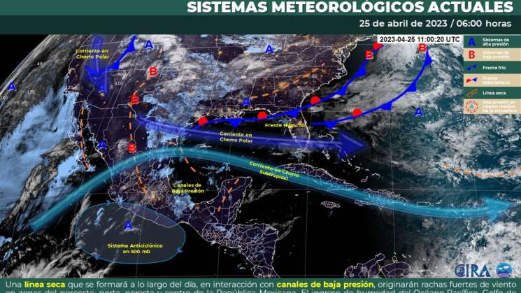 Se mantienen chubascos y clima cálido en territorio oaxaqueño