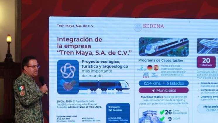 Aprueban diputados que Sedena tenga control del Tren Maya 