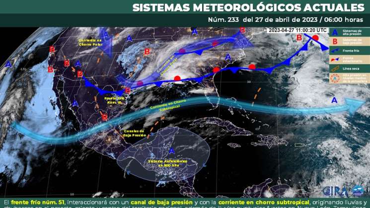 Siguen chubascos en Oaxaca con clima cálido en la costa