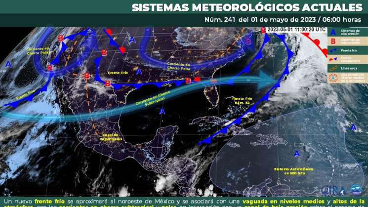 Ingreso de humedad mantienen lluvias y causa calor en Oaxaca