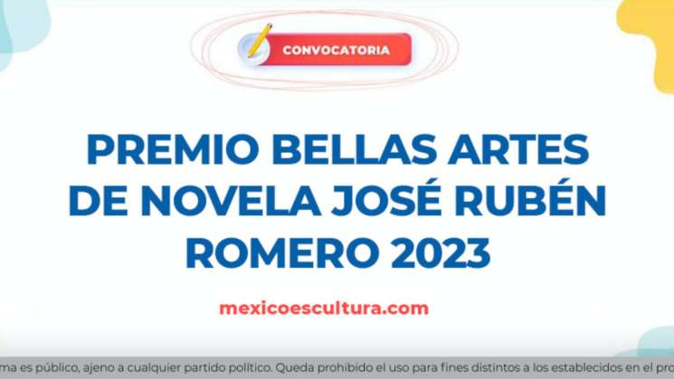 Abren convocatoria para el Premio Bellas Artes de Novela 2023