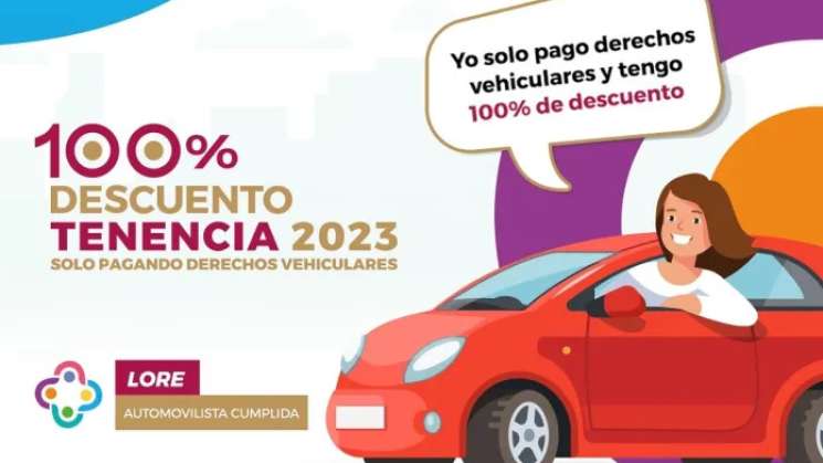 Obtén estímulos fiscales de 100% al pagar derechos vehiculares 