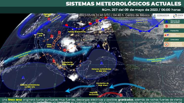 Seguiran lluvias en zonas de Oaxaca, calido extremo en costas