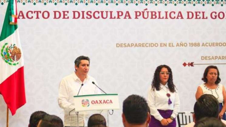 Ofrece Fiscal de Oaxaca disculpas públicas por desapariciones 