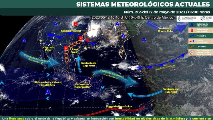 Continuaran lluvias y altas temperaturas en Oaxaca