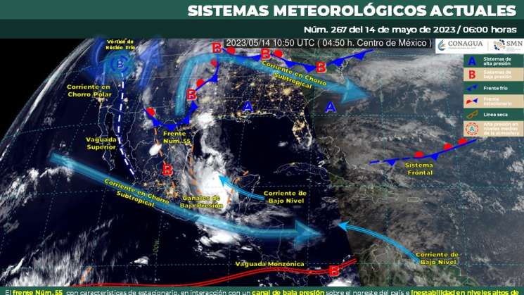 Seguirán lluvias en regiones de Oaxaca, calor intenso en costa