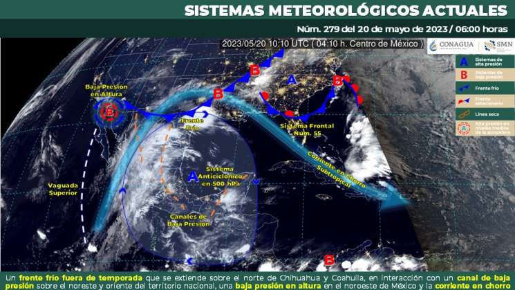 Seguirán chubascos y lluvias en Oaxaca y cálido extremo en costas