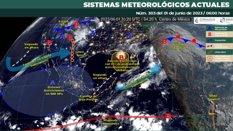 Se mantendran lluvias en Oaxaca con calor extremo en costas