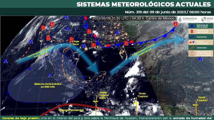 Seguirán lluvias puntuales en Oaxaca y clima cálido extremo