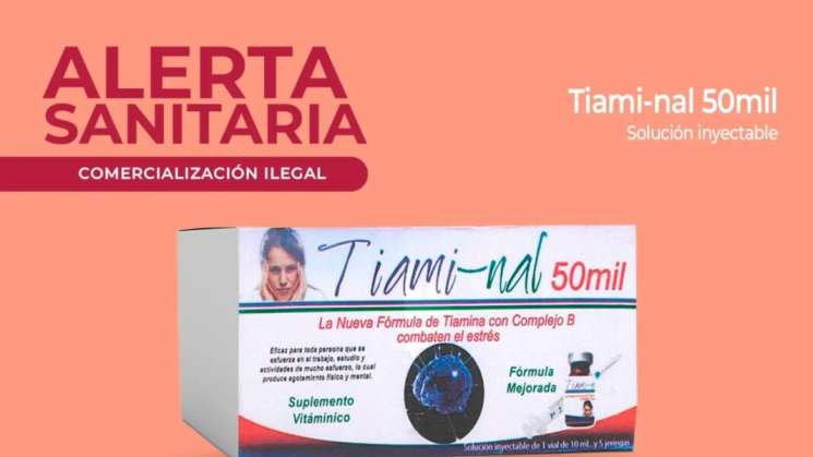 Alerta Cofepris por venta de suplemento vitamínico pirata